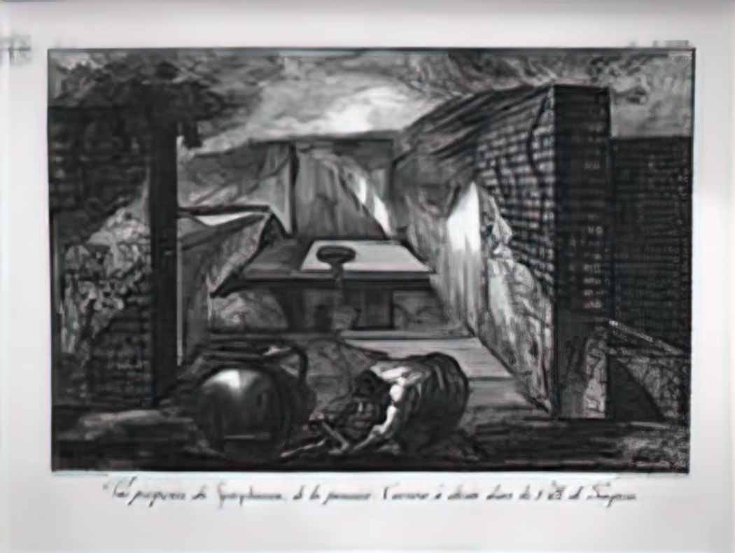 Giovanni Battista Piranesi perspective view Art A4 Photo Print