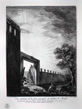 Giovanni Battista Piranesi profiles in large ionic order forming the Art A4 Photo Print