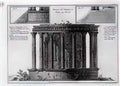 Giovanni Battista Piranesi side of the temple of vesta in tivoli Art A4 Photo Print