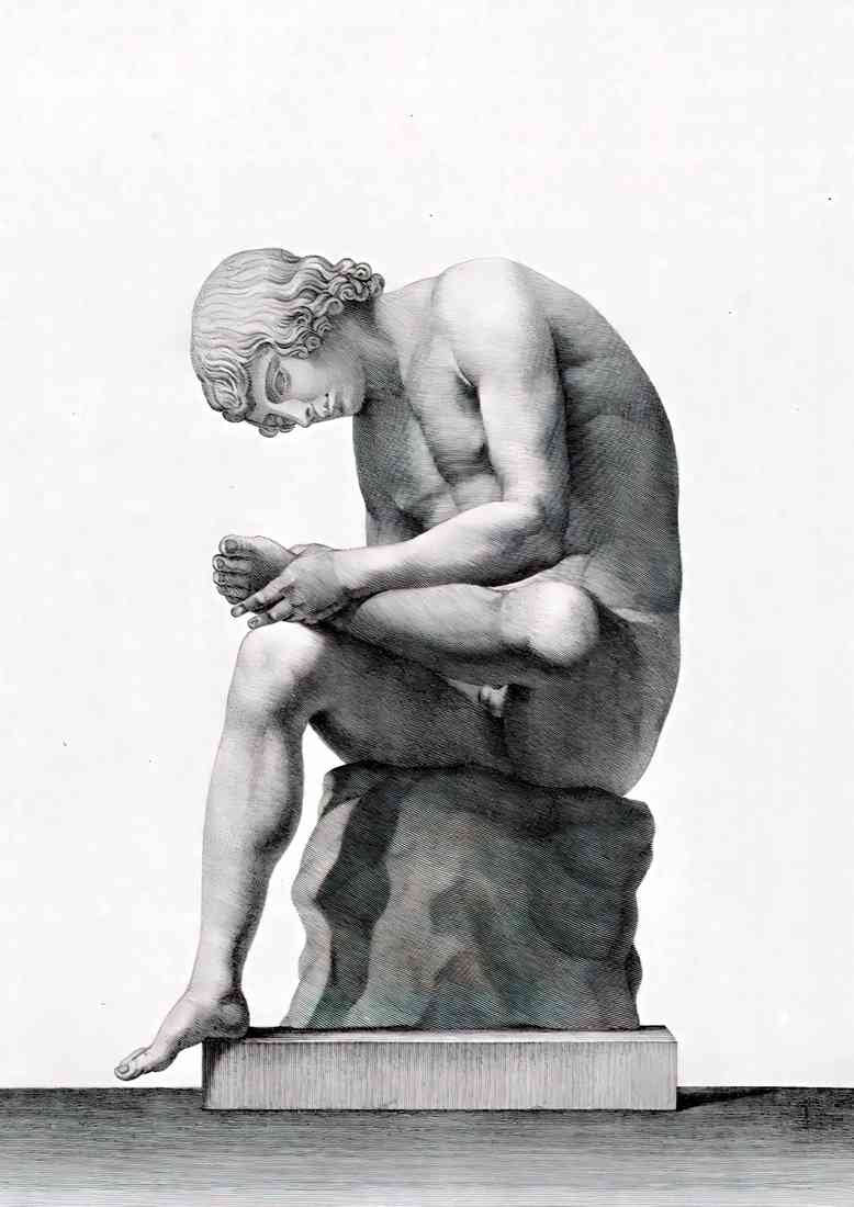 Giovanni Battista Piranesi spinario CROP A4 Photo Print
