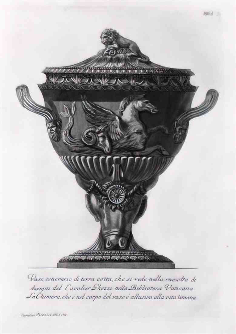 Giovanni Battista Piranesi terracotta urn vase you see A4 Photo Print