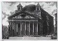 Giovanni Battista Piranesi view of the pantheon of agrippa 1 Art A4 Photo Print