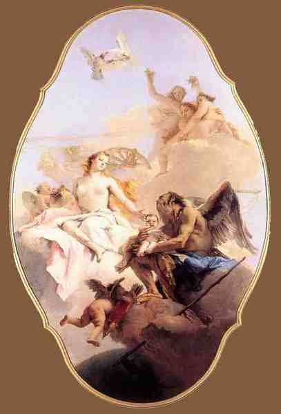 Giovanni Battista Tiepolo An Allegory With Venus And Time 5 A4 Photo Print