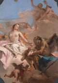 Giovanni Battista Tiepolo An Allegory with Venus and Time crop A4 Photo Print