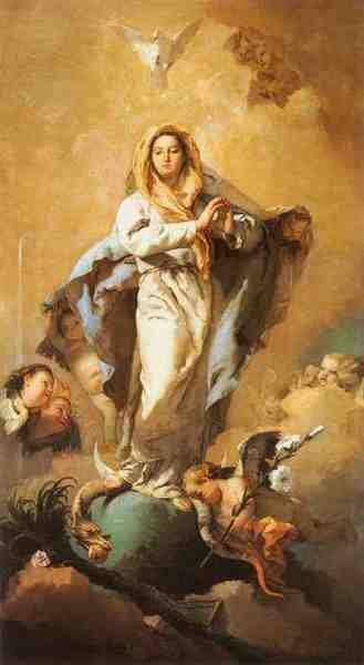 Giovanni Battista Tiepolo The Immaculate Conception 5 A4 Photo Print