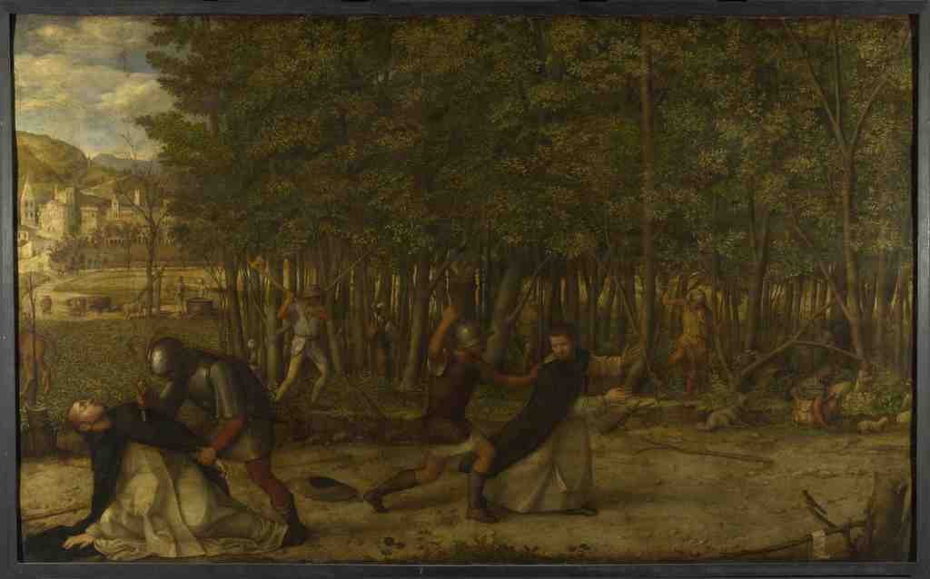 Giovanni Bellini The Assassination of Saint Peter Martyr A4 Photo Print