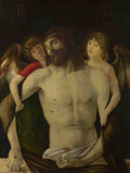 Giovanni Bellini The Dead Christ supported by Angels A4 Photo Print