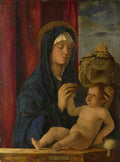 Giovanni Bellini The Virgin and Child A4 Photo Print