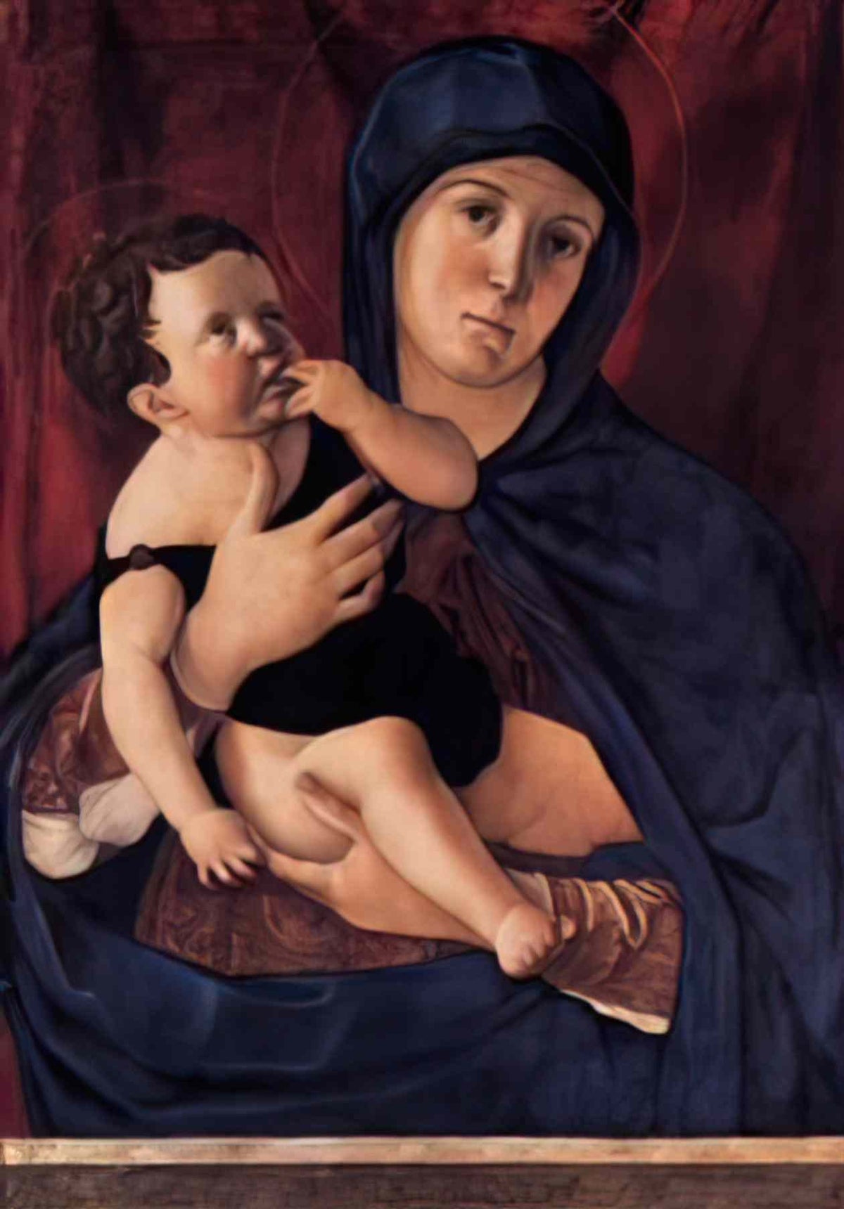 Giovanni Bellini madonna and child 2 Art A4 Photo Print