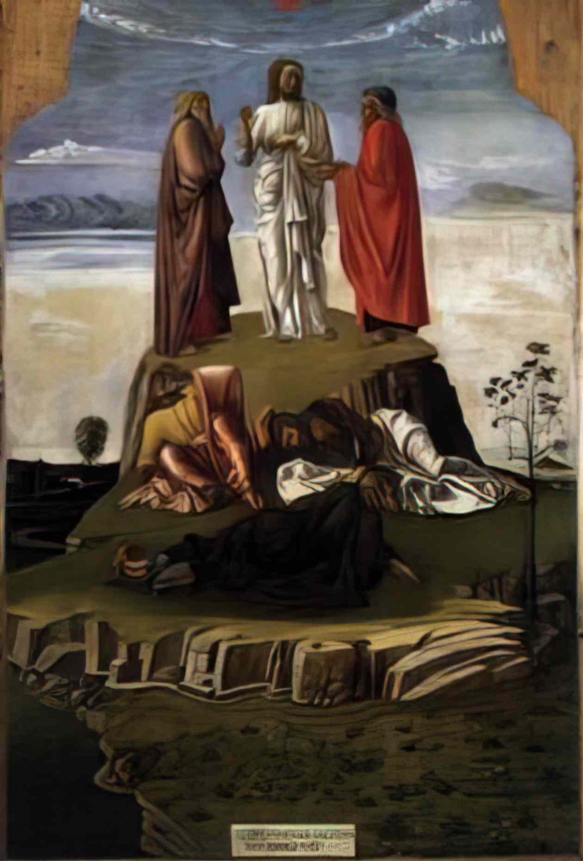 Giovanni Bellini transfiguration of christ on mount tabor Art A4 Photo Print