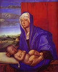 Giovanni Bellini virgin and child 1 Art A4 Photo Print