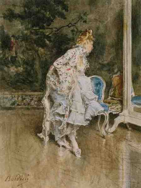Giovanni Boldini The Beauty Before The Mirror 5 A4 Photo Print
