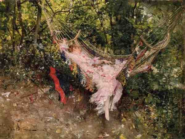 Giovanni Boldini The Hammock 5 A4 Photo Print