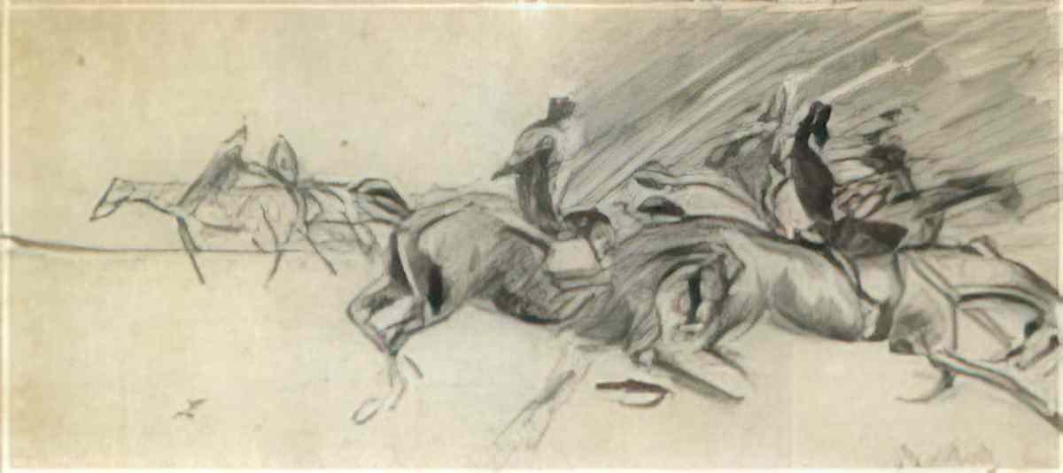 Giovanni Boldini alle corse 2 Art A4 Photo Print