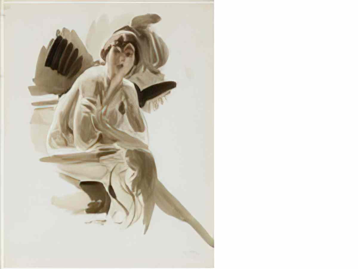 Giovanni Boldini buste de femme nue Art A4 Photo Print