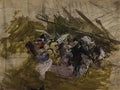 Giovanni Boldini carnevale in giardino Art A4 Photo Print