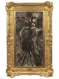 Giovanni Boldini dalla modista signora allo specchio Art A4 Photo Print