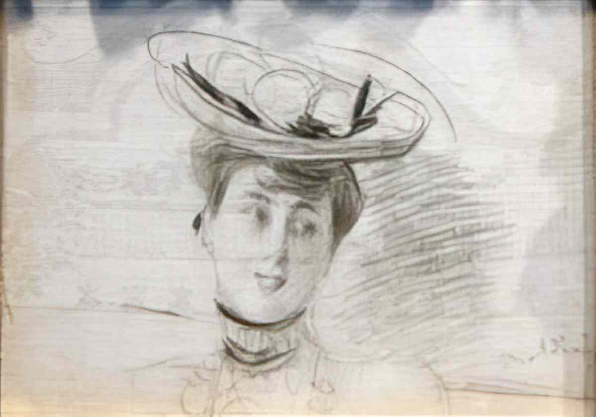 Giovanni Boldini a lady admiring a fan Art A4 Photo Print