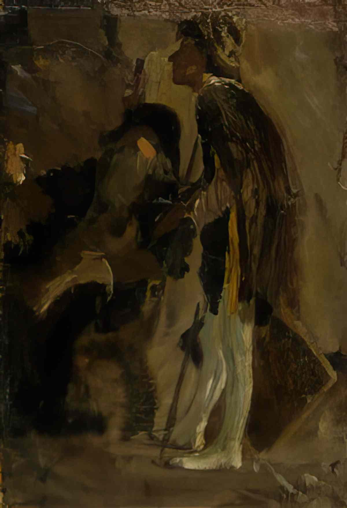 Giovanni Boldini autoportrait au chapeau en buste Art A4 Photo Print