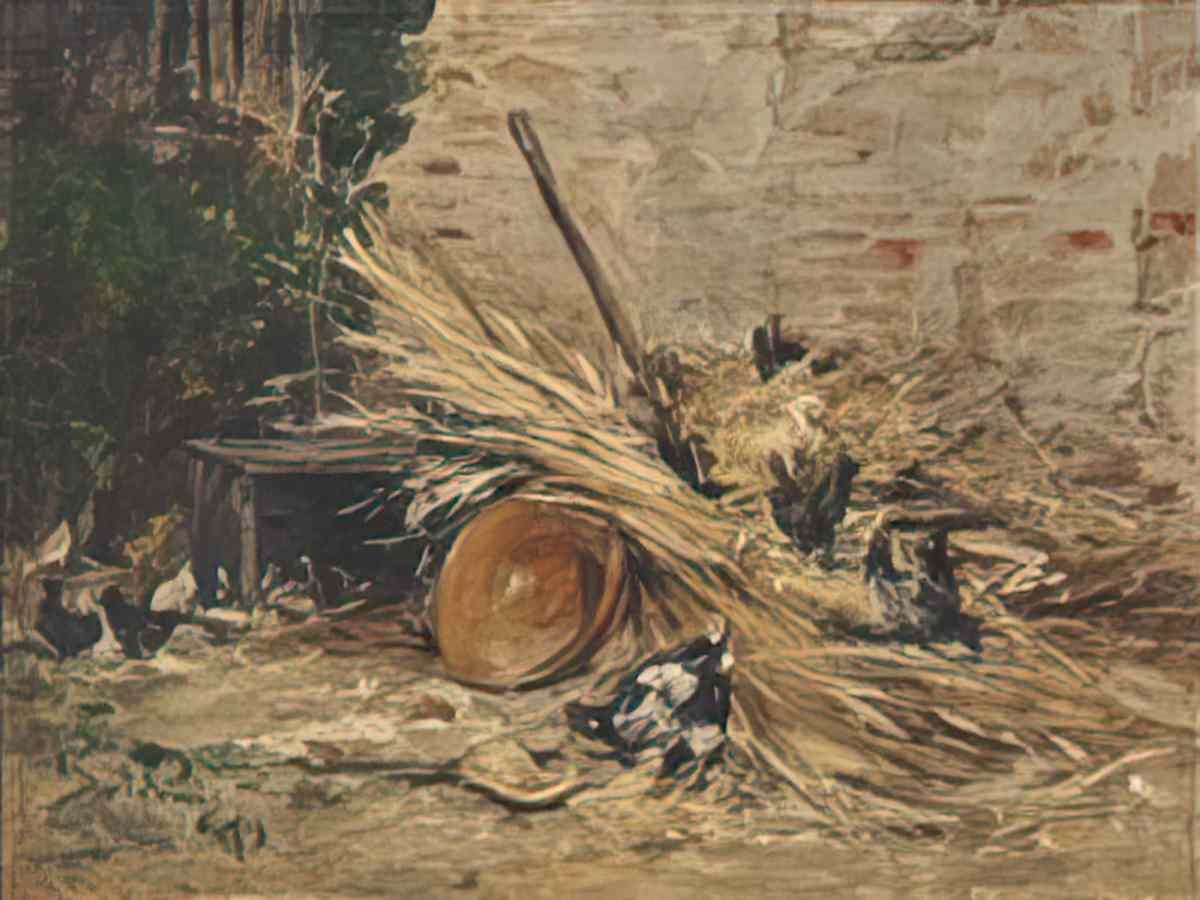 Giovanni Boldini gallinelle ruspanti Art A4 Photo Print