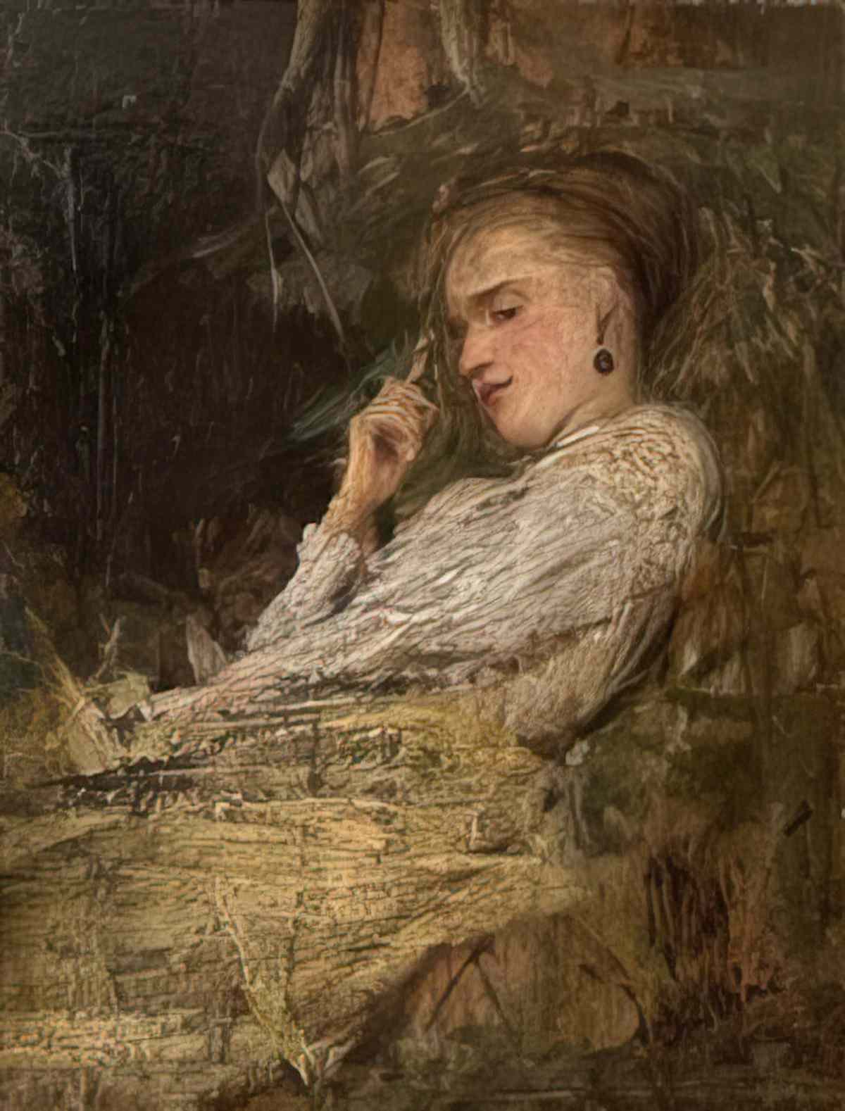 Giovanni Boldini giovane signora che riposa Art A4 Photo Print