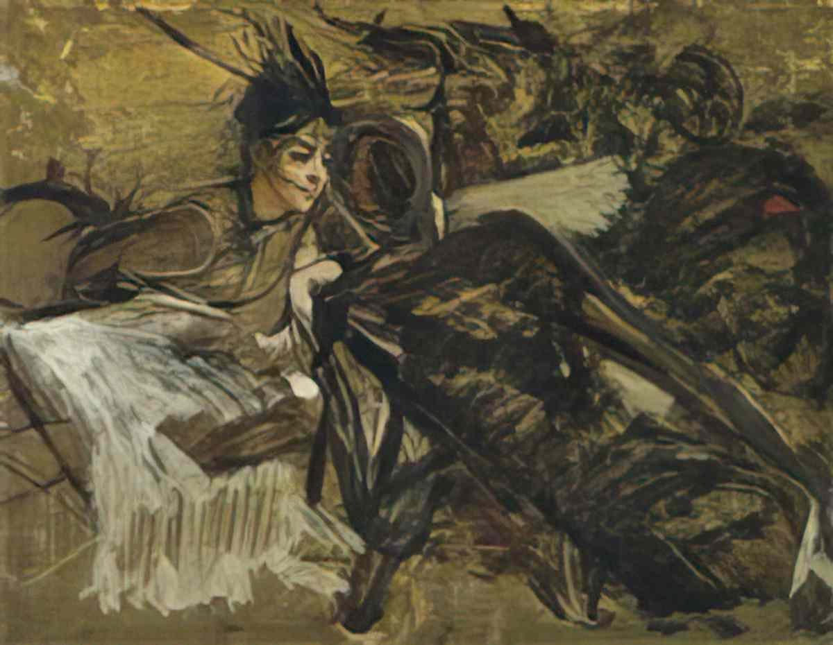 Giovanni Boldini brustbild eines grafeb sforza Art A4 Photo Print