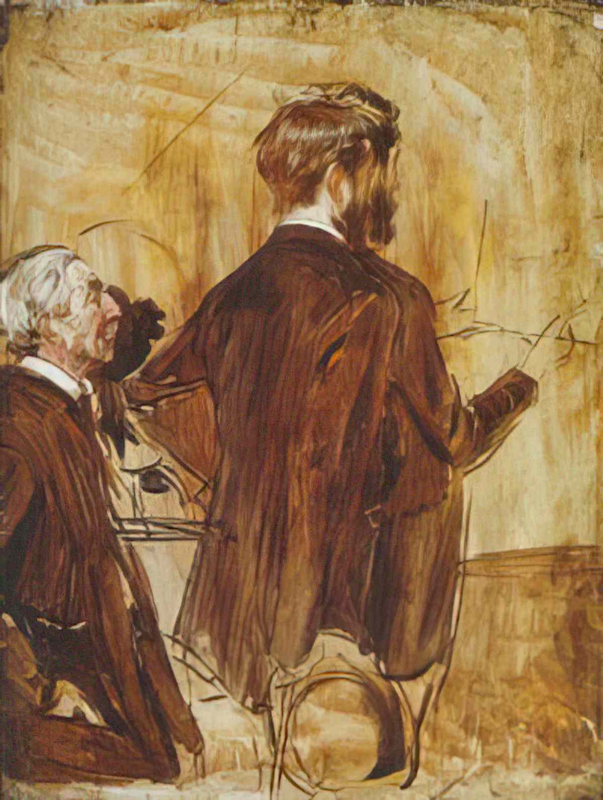 Giovanni Boldini connoisseurs in an artists studio Art A4 Photo Print