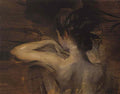 Giovanni Boldini jeune fille au chignon 1 Art A4 Photo Print