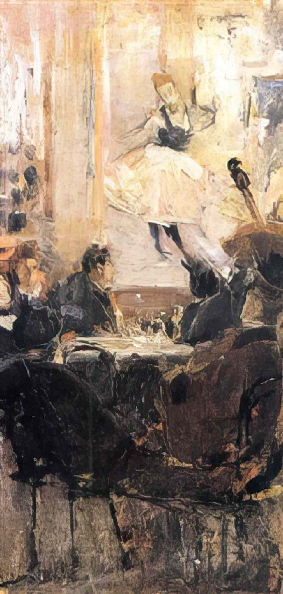 Giovanni Boldini elegante au foulard Art A4 Photo Print