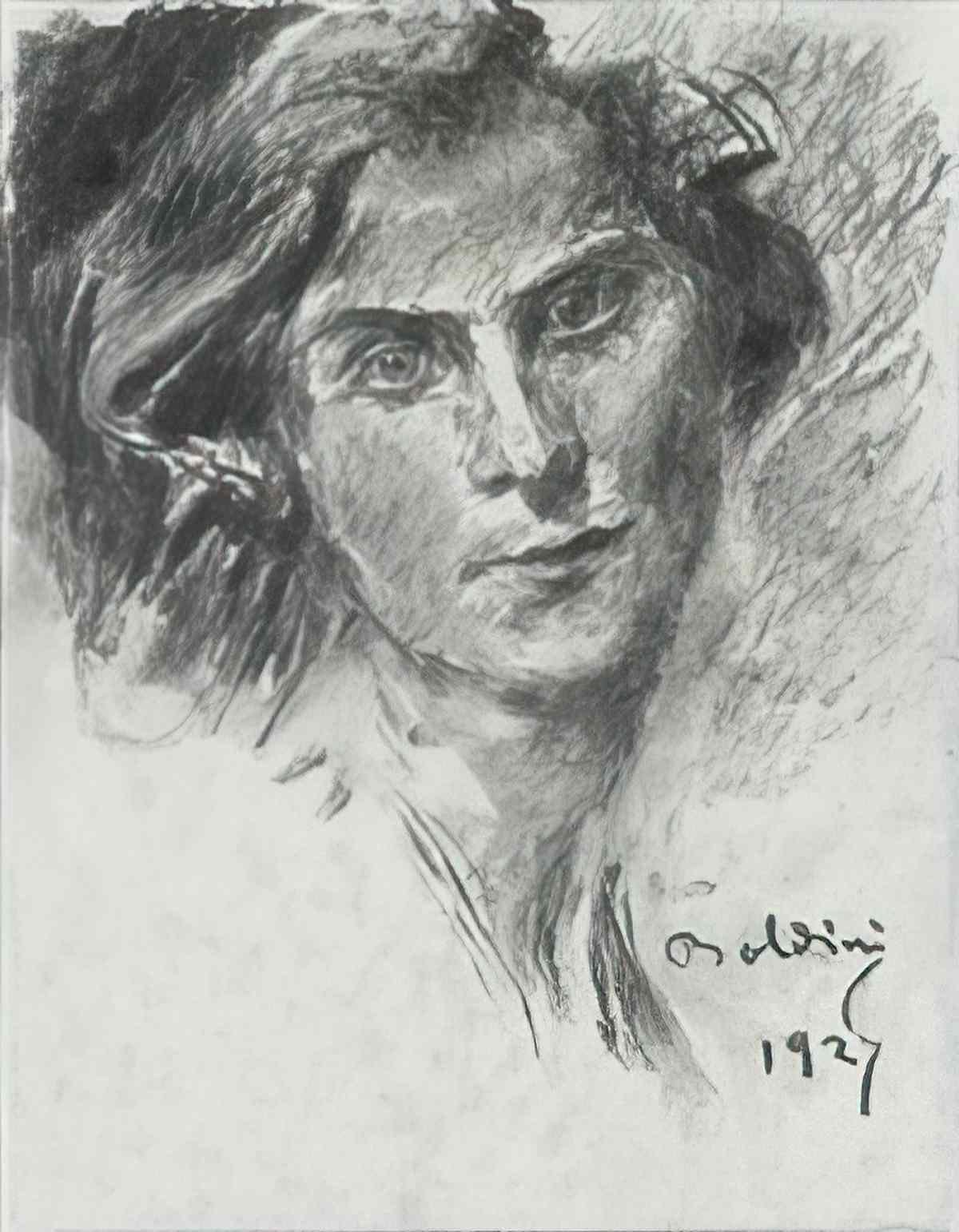 Giovanni Boldini madame angela jobard Art A4 Photo Print