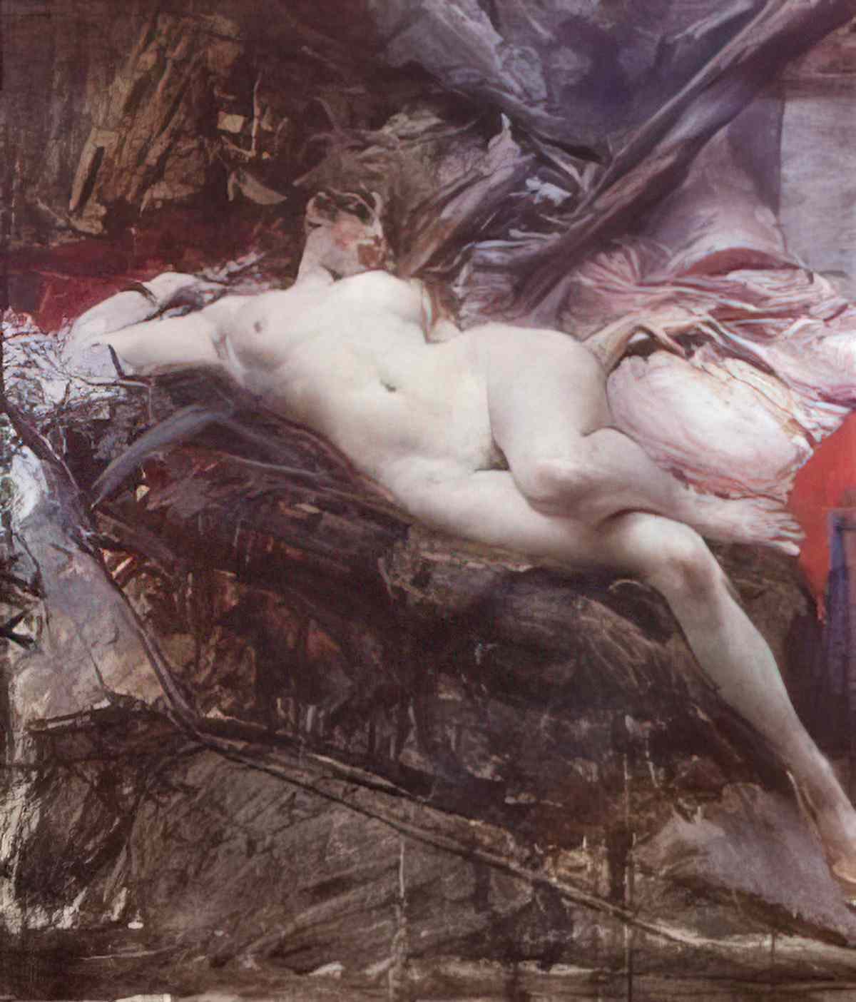 Giovanni Boldini figura femminile Art A4 Photo Print