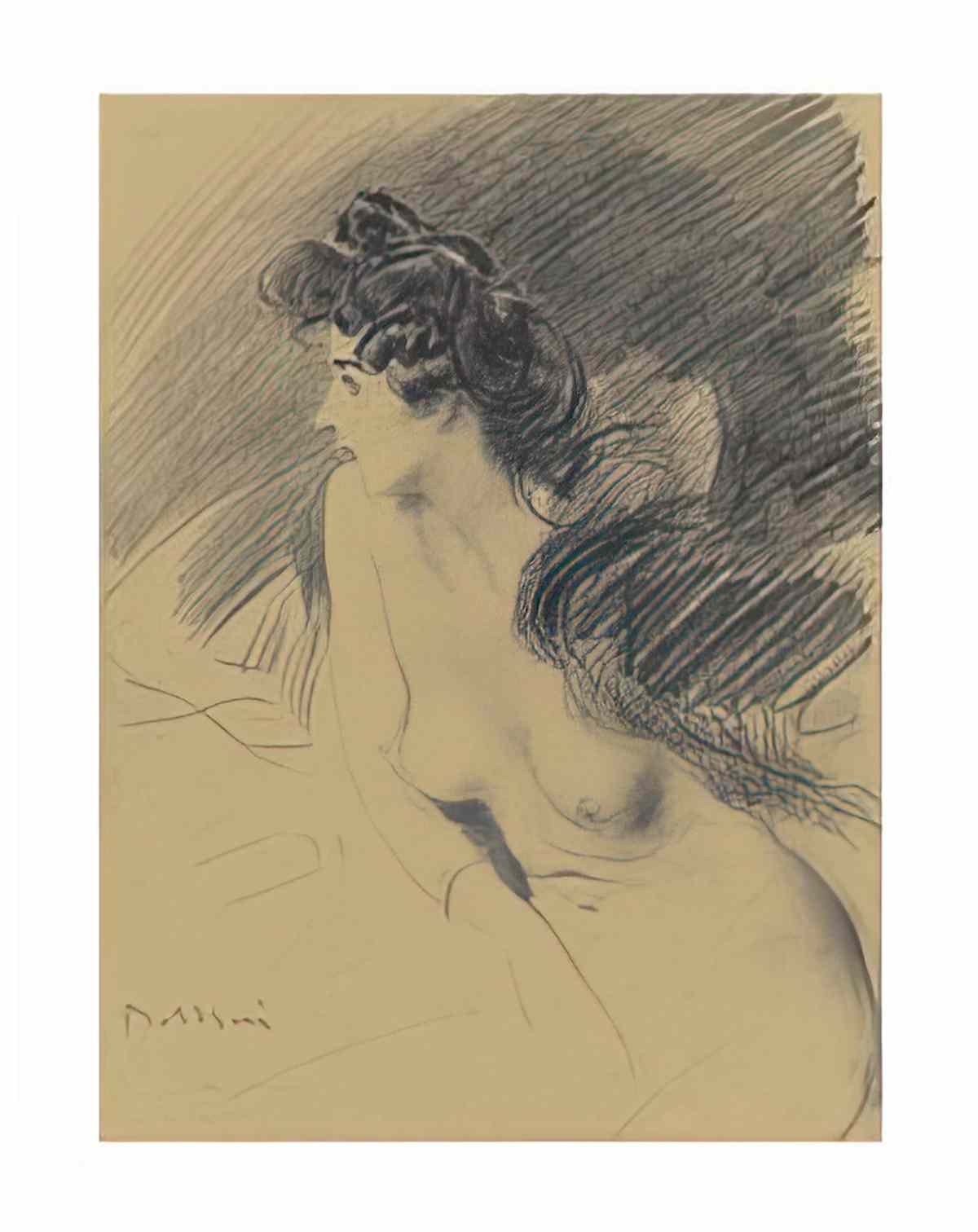 Giovanni Boldini figure femminili 1 Art A4 Photo Print