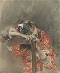 Giovanni Boldini höfischer mandolinenspieler im salon Art A4 Photo Print