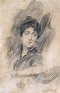 Giovanni Boldini portrait de femme 2 Art A4 Photo Print