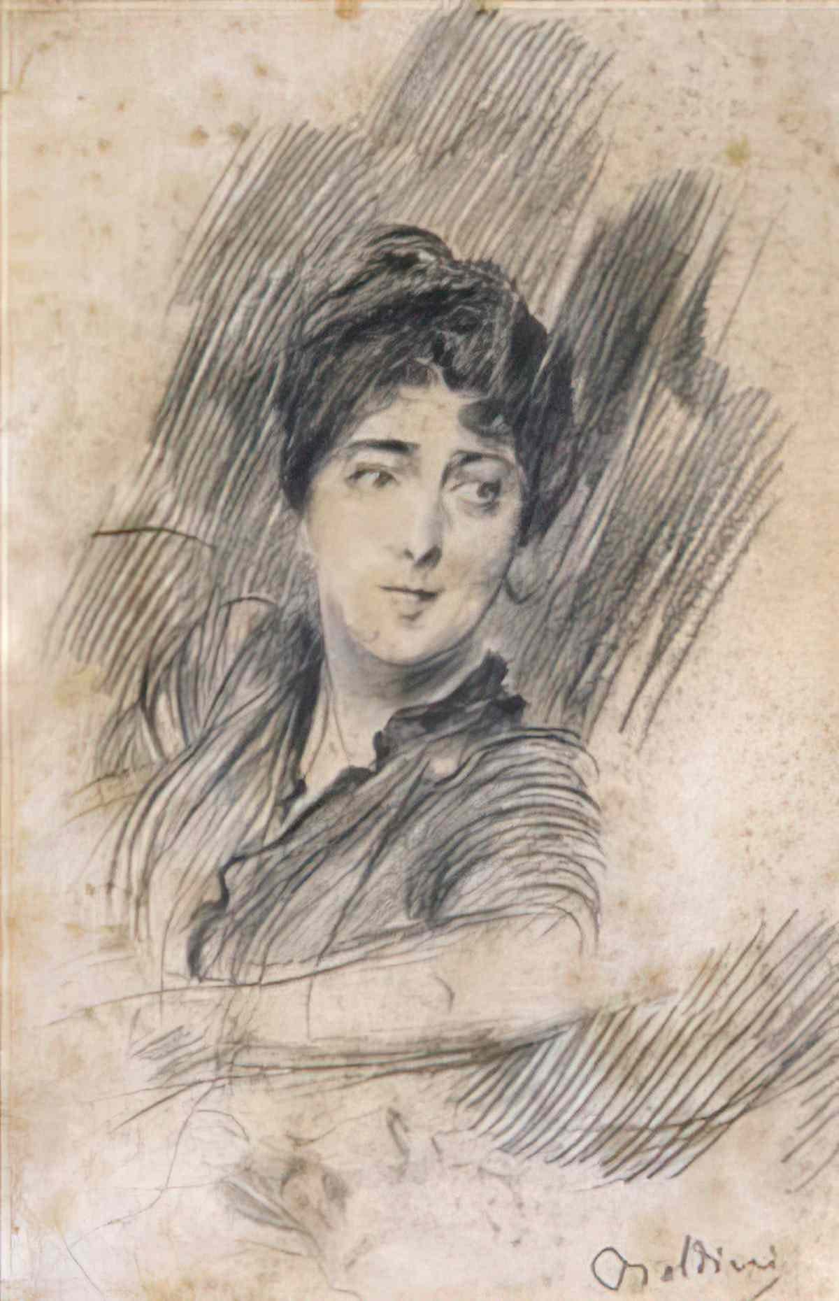 Giovanni Boldini portrait de femme 2 Art A4 Photo Print