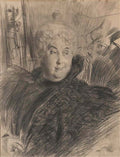 Giovanni Boldini portrait de femme en buste Art A4 Photo Print