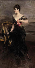 Giovanni Boldini portrait de la princesse cecile murat ney delchinge Art A4 Photo Print