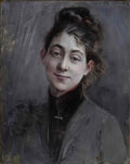 Giovanni Boldini portrait de femme de profil 1 Art A4 Photo Print