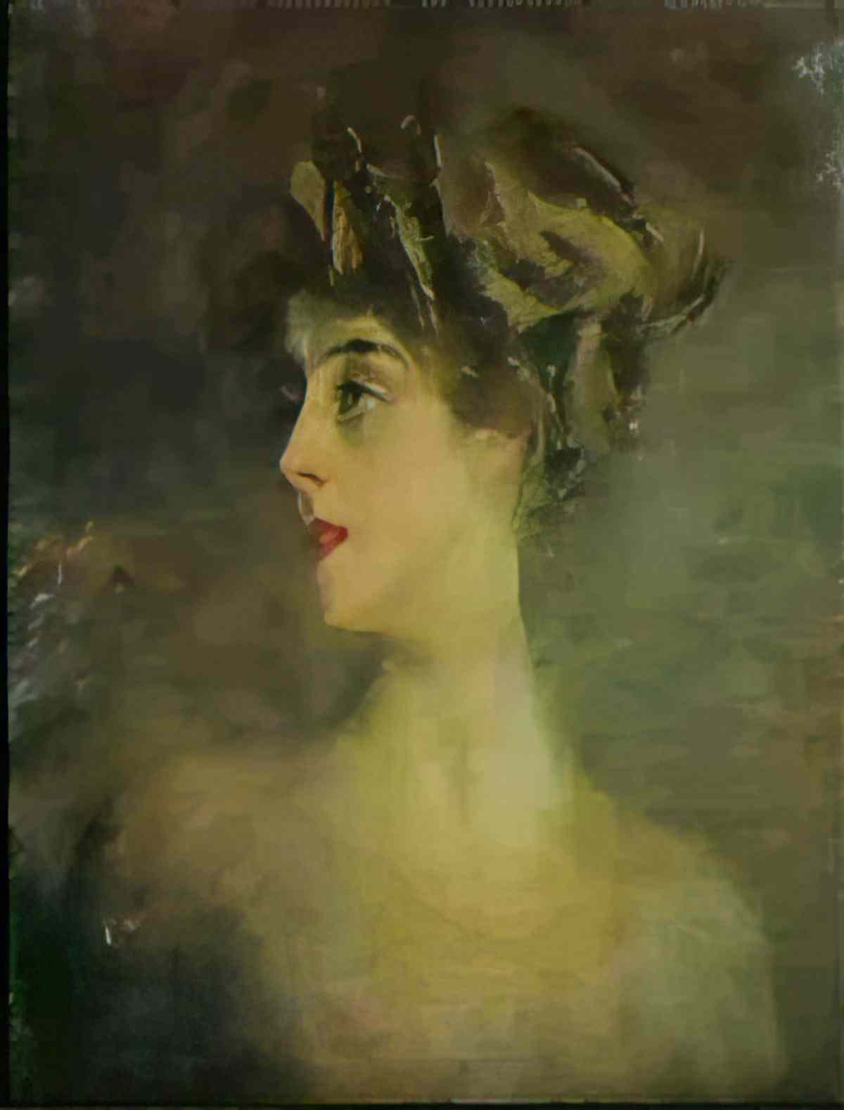 Giovanni Boldini ritratto di m.me marthe letellier Art A4 Photo Print