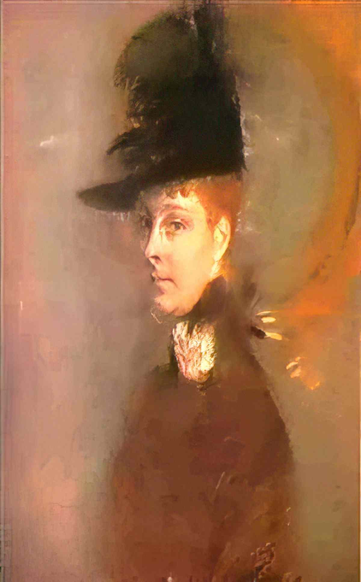 Giovanni Boldini ritratto di una principessa tedesca Art A4 Photo Print