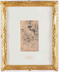 Giovanni Boldini signora seduta in panchina che cuce nizza 1915 Art A4 Photo Print