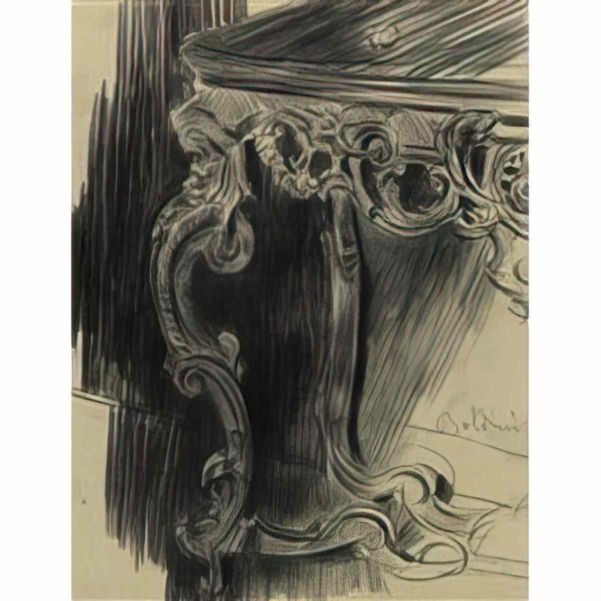 Giovanni Boldini portrait of john singer sargent Art A4 Photo Print
