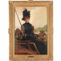 Giovanni Boldini woman in carriage Art A4 Photo Print