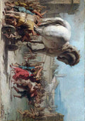Giovanni Domenico Tiepolo The Procession of the Trojan Horse into Troy 2 A4 Photo Print