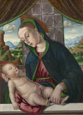 Giovanni Santi The Virgin and Child A4 Photo Print
