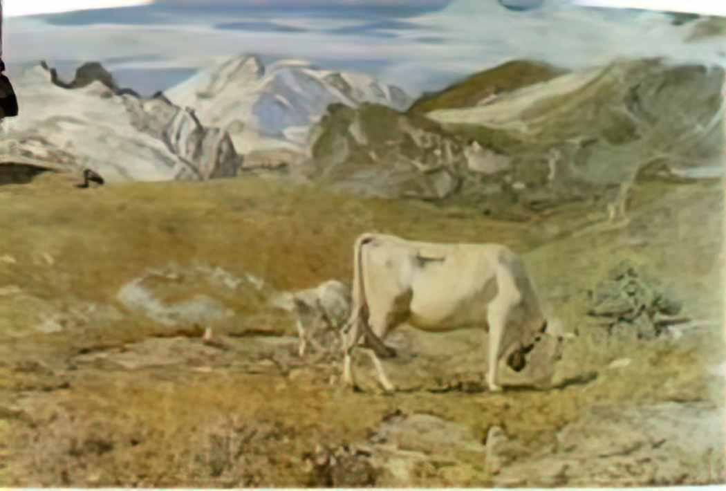 Giovanni Segantini fr hlingsweide 1896 Art A4 Photo Print UK