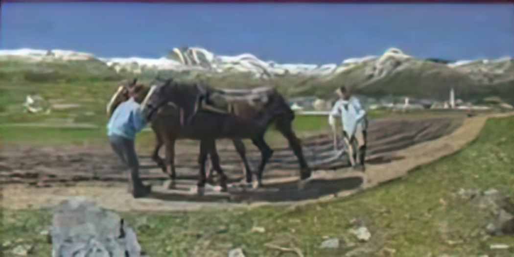 Giovanni Segantini muenchen neue pinakothek segantini ploughing Art A4 Photo Print UK