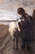 Giovanni Segantini segantini hirtenknabe mit lamm Art A4 Photo Print UK