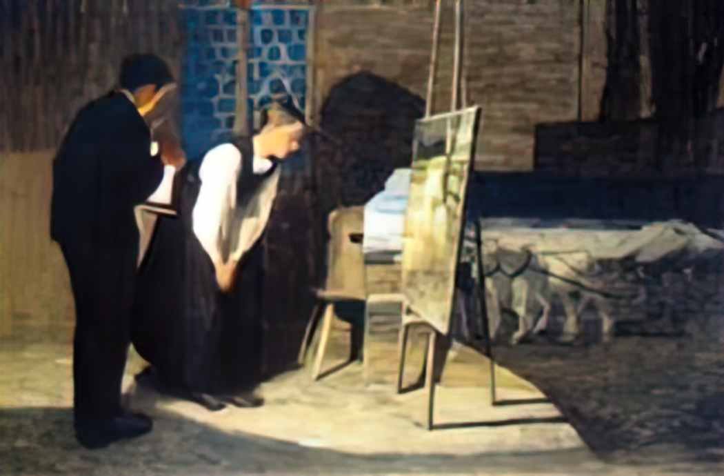 Giovanni Segantini segantini meine modelle 1888 Art A4 Photo Print