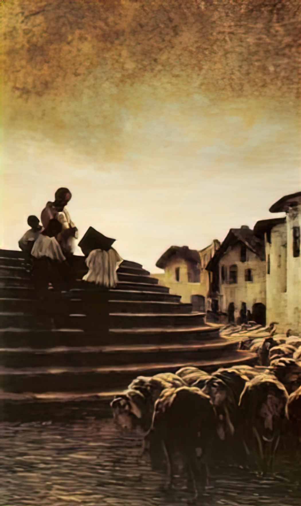 Giovanni Segantini segantini segnung der schafe Art A4 Photo Print UK